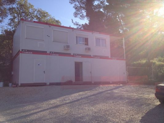Installation et raccordement d'un coffert électrique de cantonnement à un bungalow de chantier Marseille 13